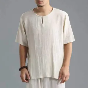 100%Cotton Breathable Loose Casual T Shirts
