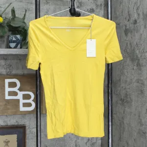 A New Day Women's Short Sleeve V-Neck Fitted T-Shirt 561219