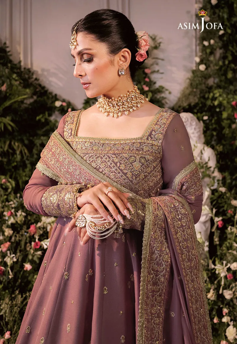 AJAM-11 | The Ayeza Edit by Asim Jofa Makhmal Royal Velvet Winter Collection 2022 | Unstitched Embroidered Velvet Suits