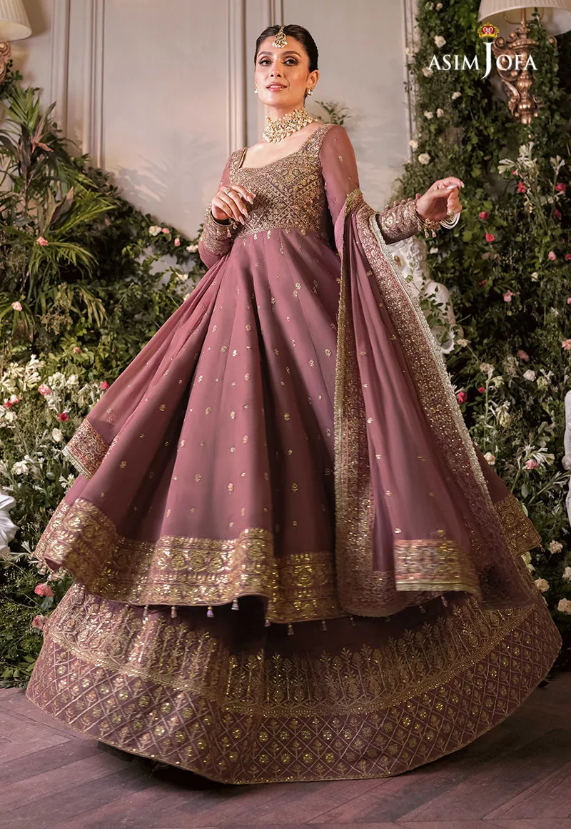 AJAM-11 | The Ayeza Edit by Asim Jofa Makhmal Royal Velvet Winter Collection 2022 | Unstitched Embroidered Velvet Suits