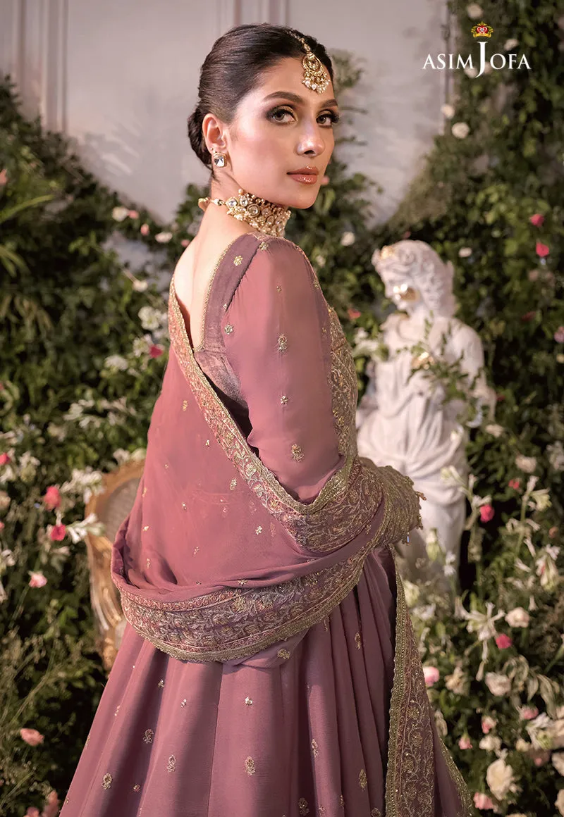AJAM-11 | The Ayeza Edit by Asim Jofa Makhmal Royal Velvet Winter Collection 2022 | Unstitched Embroidered Velvet Suits