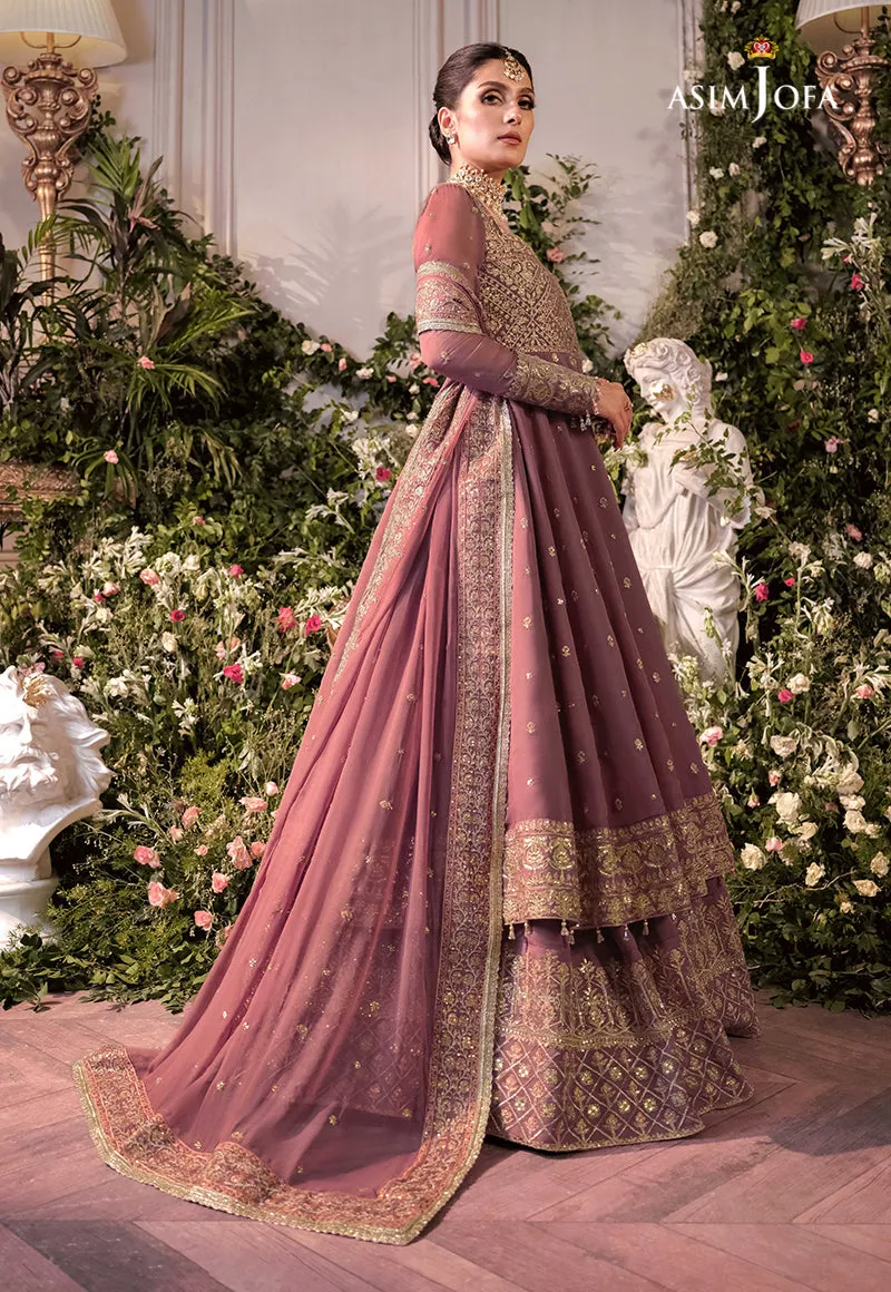 AJAM-11 | The Ayeza Edit by Asim Jofa Makhmal Royal Velvet Winter Collection 2022 | Unstitched Embroidered Velvet Suits