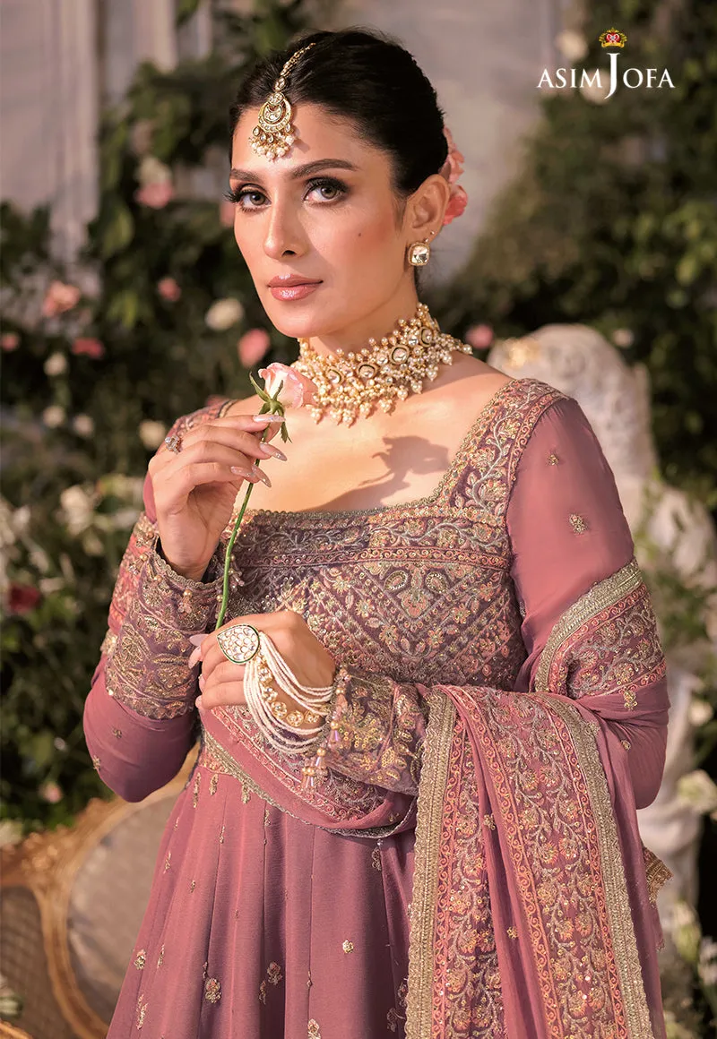 AJAM-11 | The Ayeza Edit by Asim Jofa Makhmal Royal Velvet Winter Collection 2022 | Unstitched Embroidered Velvet Suits