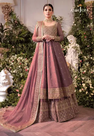 AJAM-11 | The Ayeza Edit by Asim Jofa Makhmal Royal Velvet Winter Collection 2022 | Unstitched Embroidered Velvet Suits