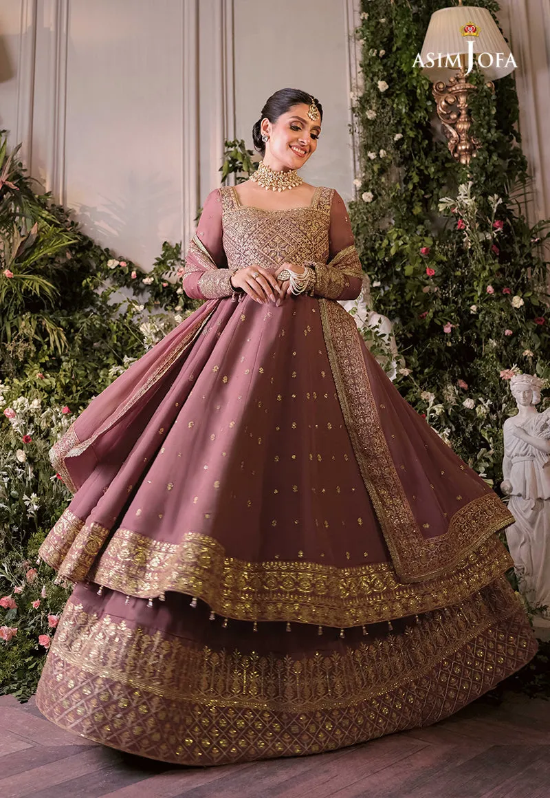 AJAM-11 | The Ayeza Edit by Asim Jofa Makhmal Royal Velvet Winter Collection 2022 | Unstitched Embroidered Velvet Suits