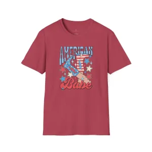 American Babe, 4th of July, Cowgirl, Softstyle T-Shirt