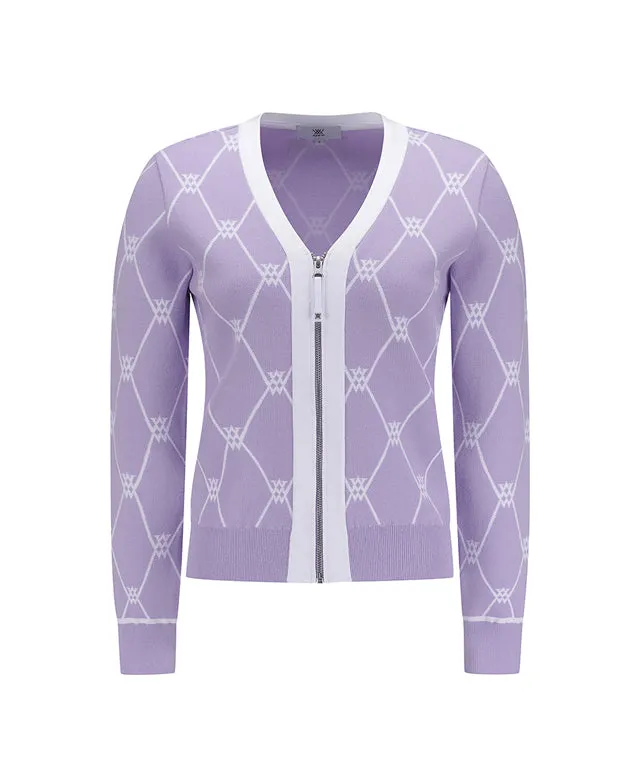 ANEW Golf:  Women Monogram Logo Entrasia Cardigan