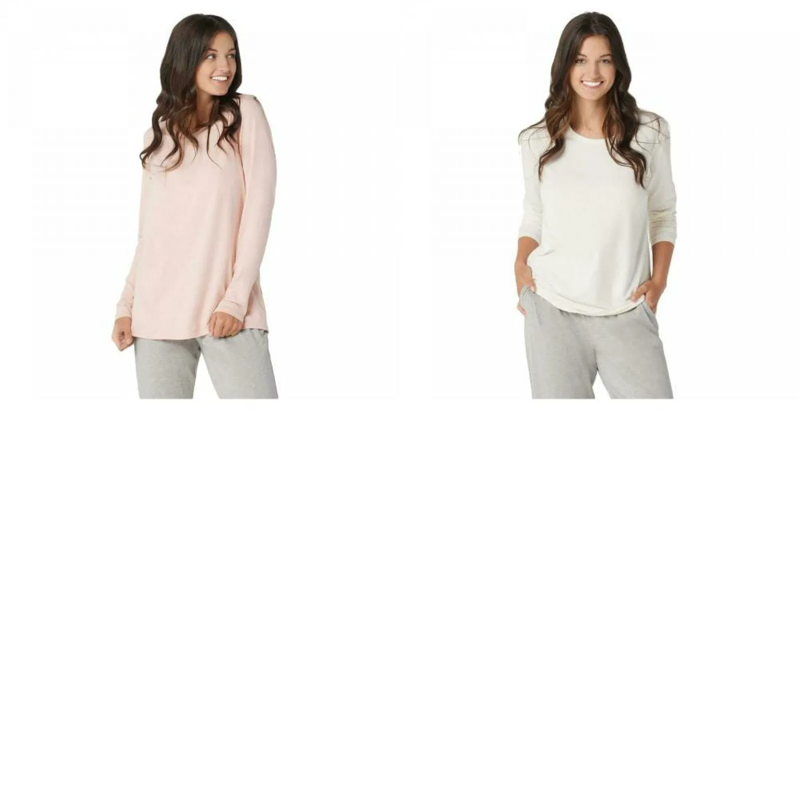 AnyBody Women's Split Back Long Sleeve Cozy Knit Top