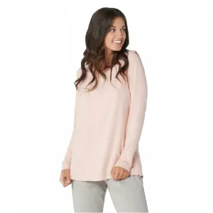 AnyBody Women's Split Back Long Sleeve Cozy Knit Top