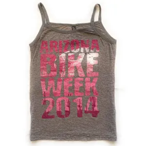 Arizona Bike Week Grey Womans Tank T-Shirt