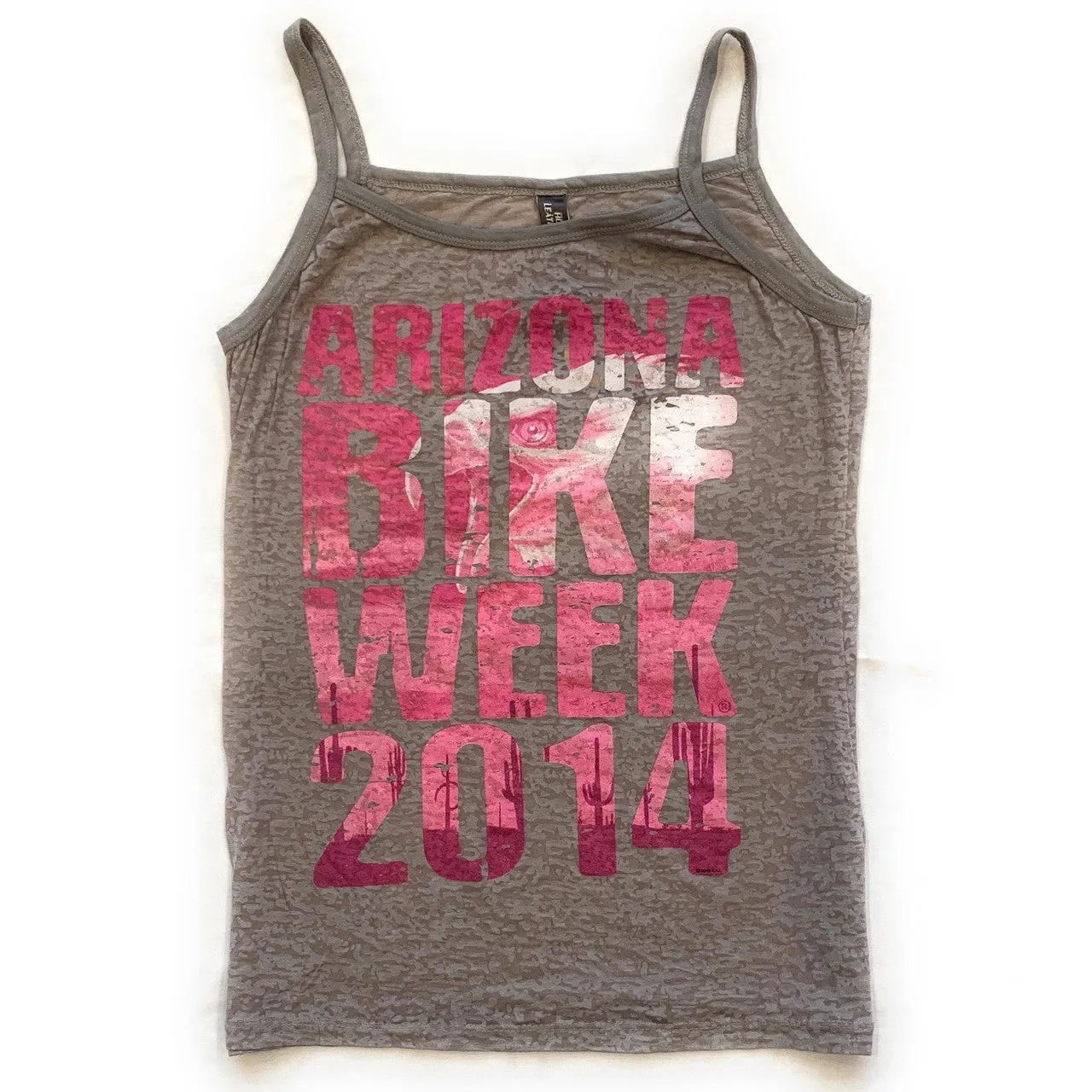 Arizona Bike Week Grey Womans Tank T-Shirt
