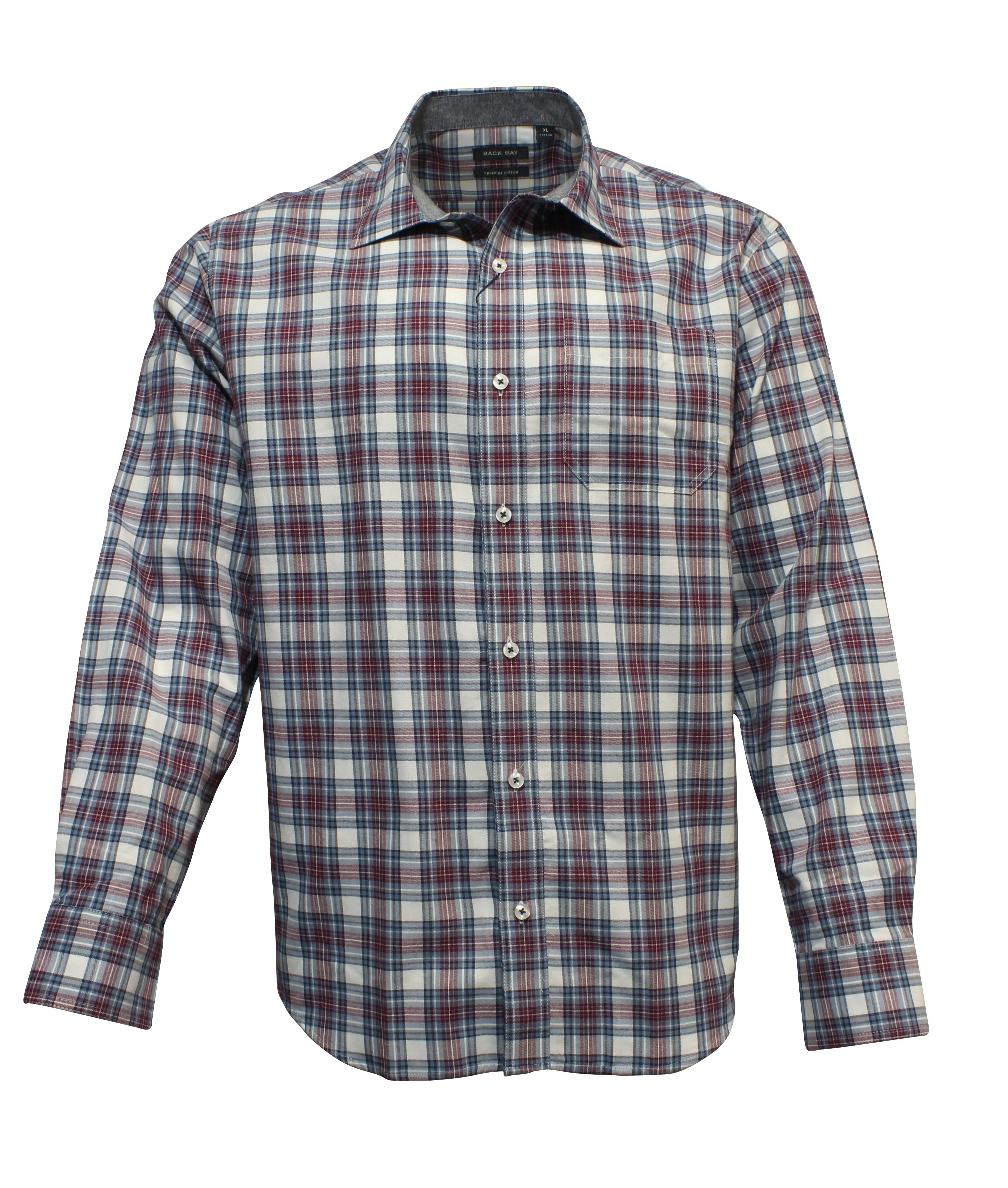 Back Bay Brushed Cotton Check Shirt