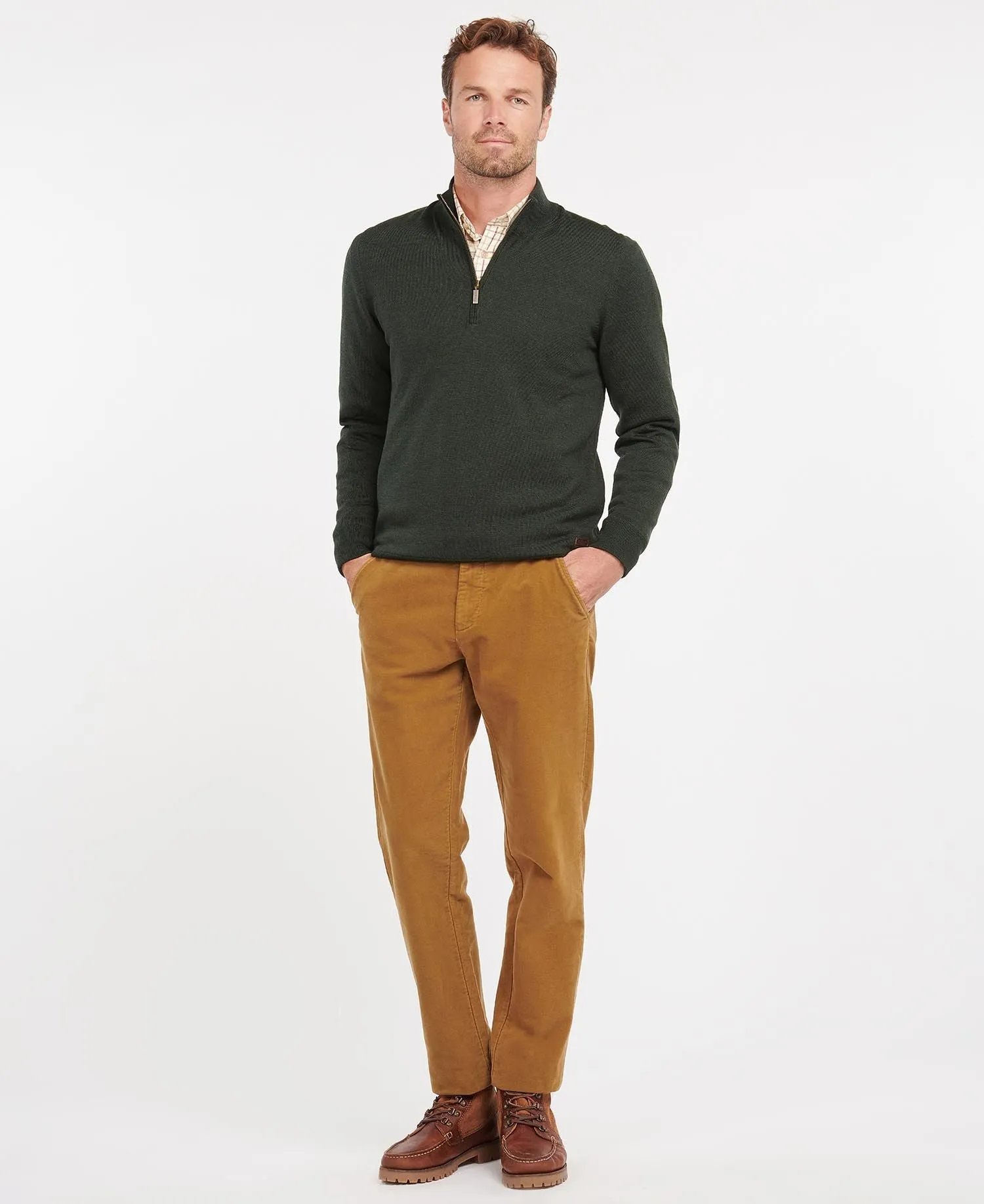 Barbour Gamlan Half Zip Sweater