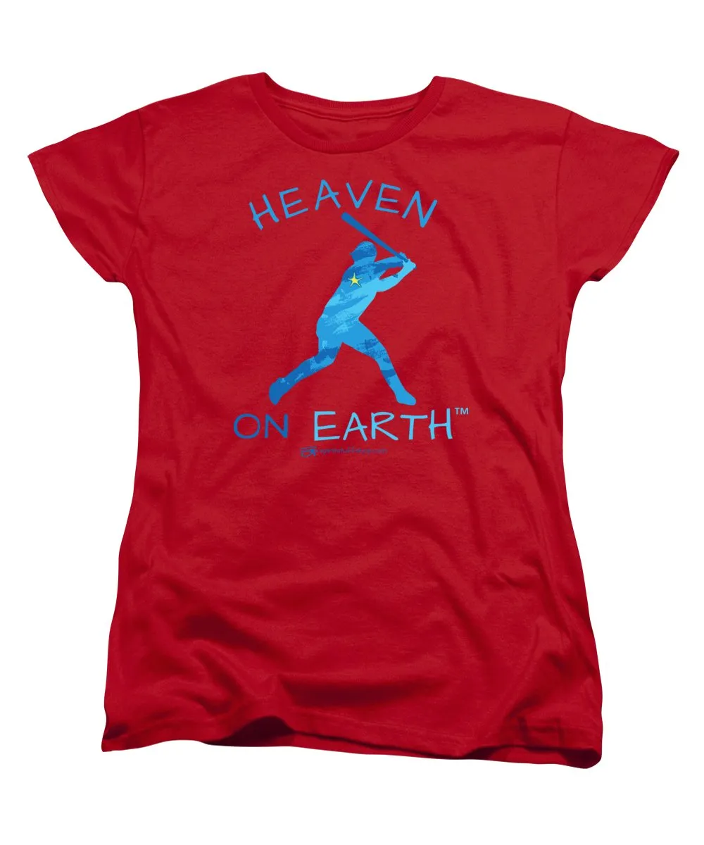 Baseball Heaven On Earth - Women's T-Shirt (Standard Fit)