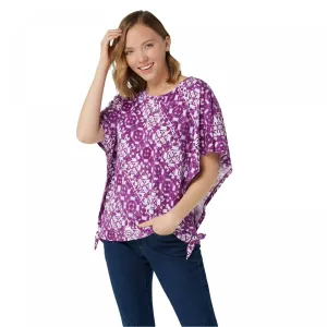 Belle by Kim Gravel Women's TripleLuxe Butterfly Sleeve Top