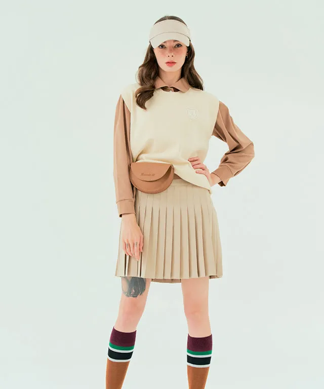 BENECIA 12 Creamy Vest - Beige