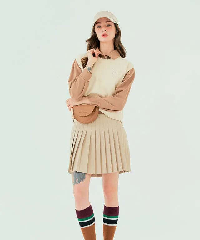 BENECIA 12 Creamy Vest - Beige
