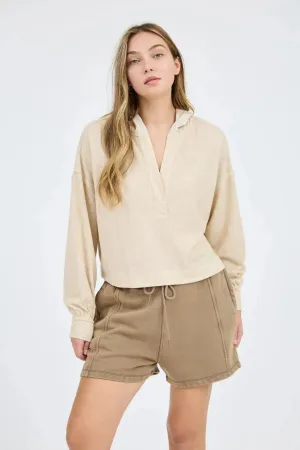 Blu Pepper Summer Knit Hoodie – Lightweight, Cozy & Stylish