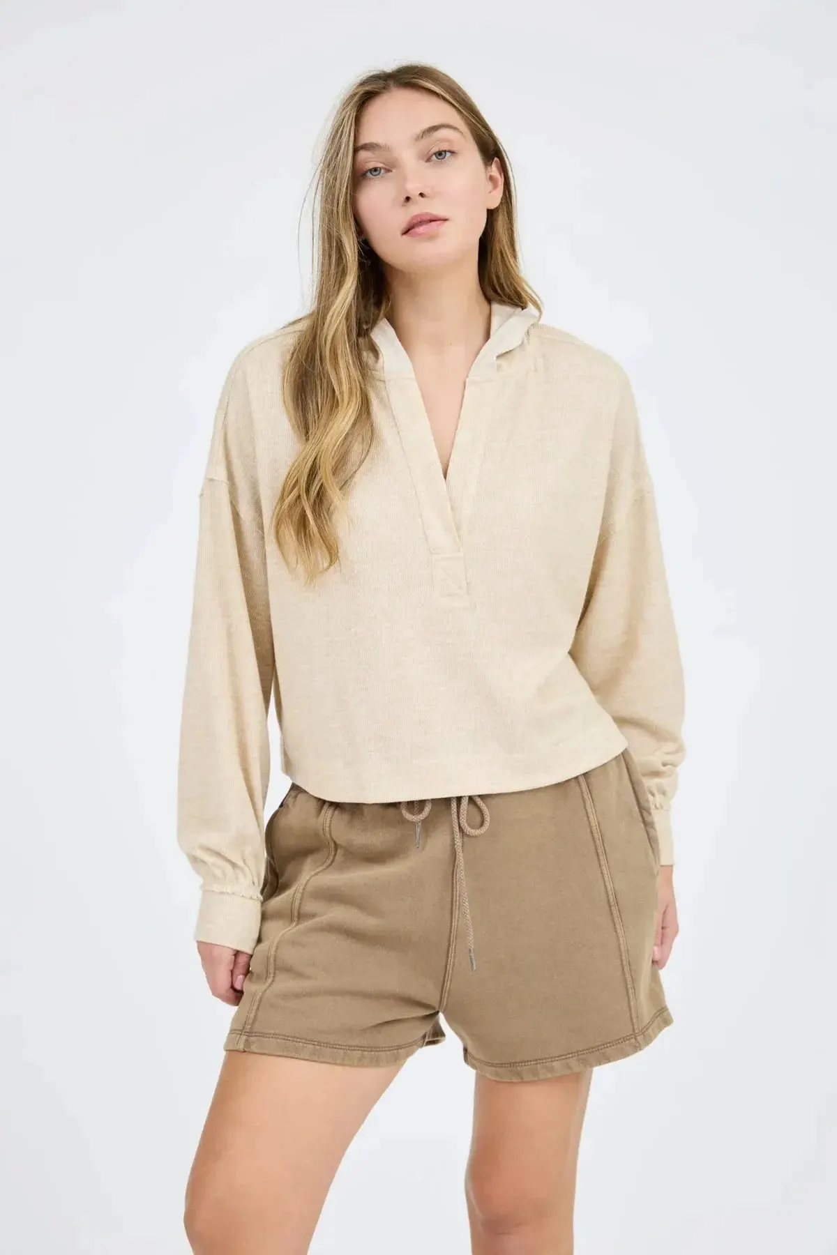 Blu Pepper Summer Knit Hoodie – Lightweight, Cozy & Stylish