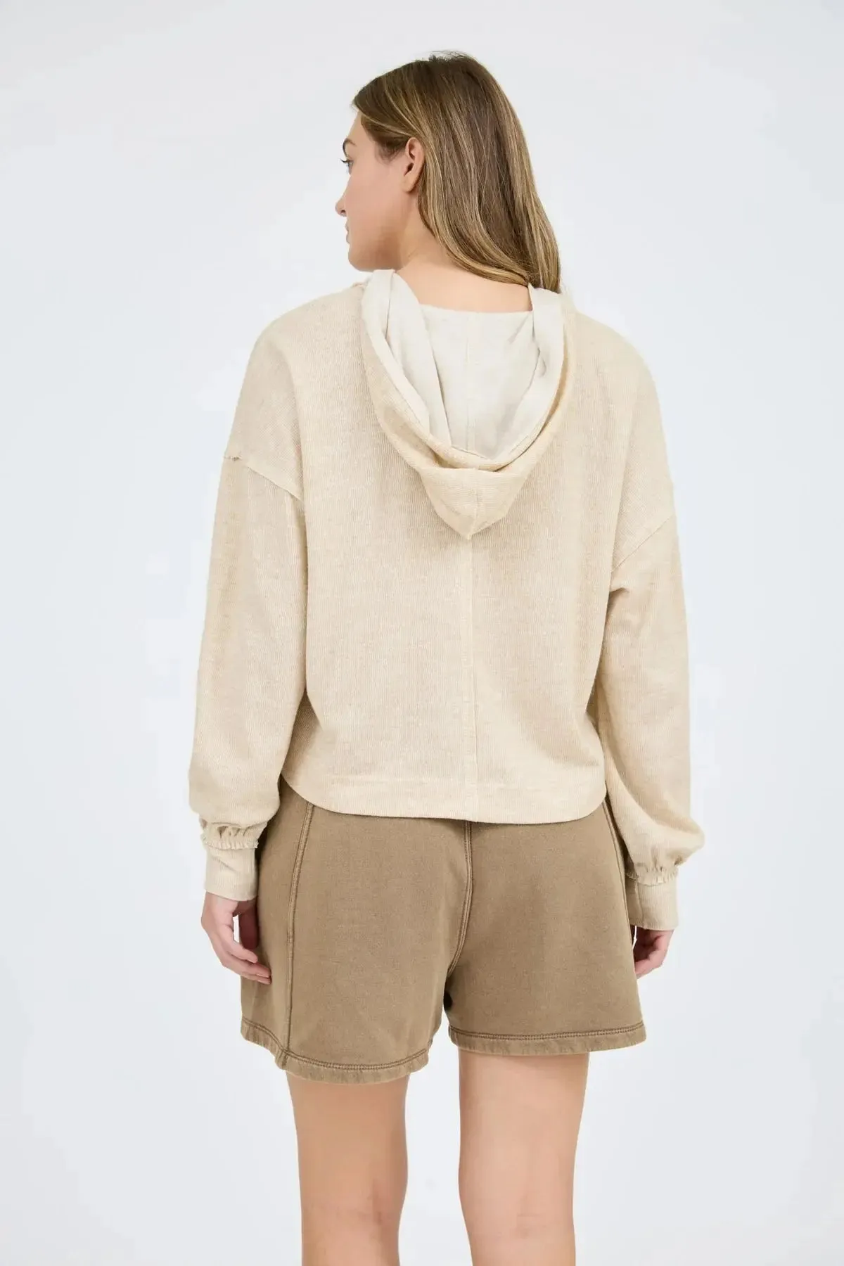 Blu Pepper Summer Knit Hoodie – Lightweight, Cozy & Stylish