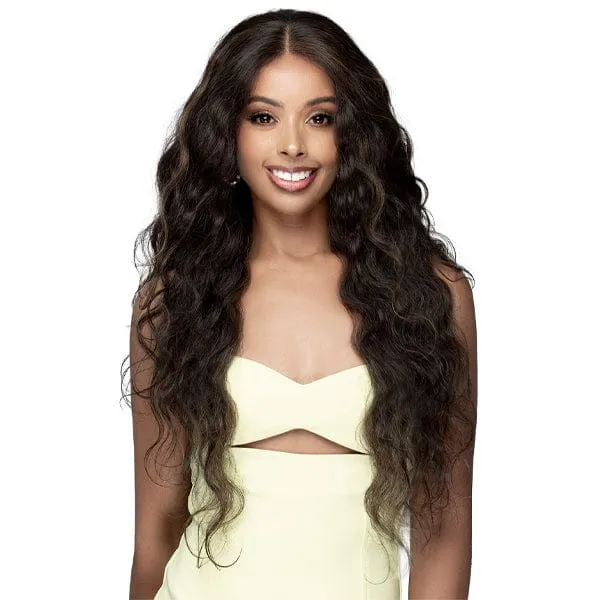 Bobbi Boss Human Hair Blend 13x4 Full Lace Wig - FLB001 RAVEN