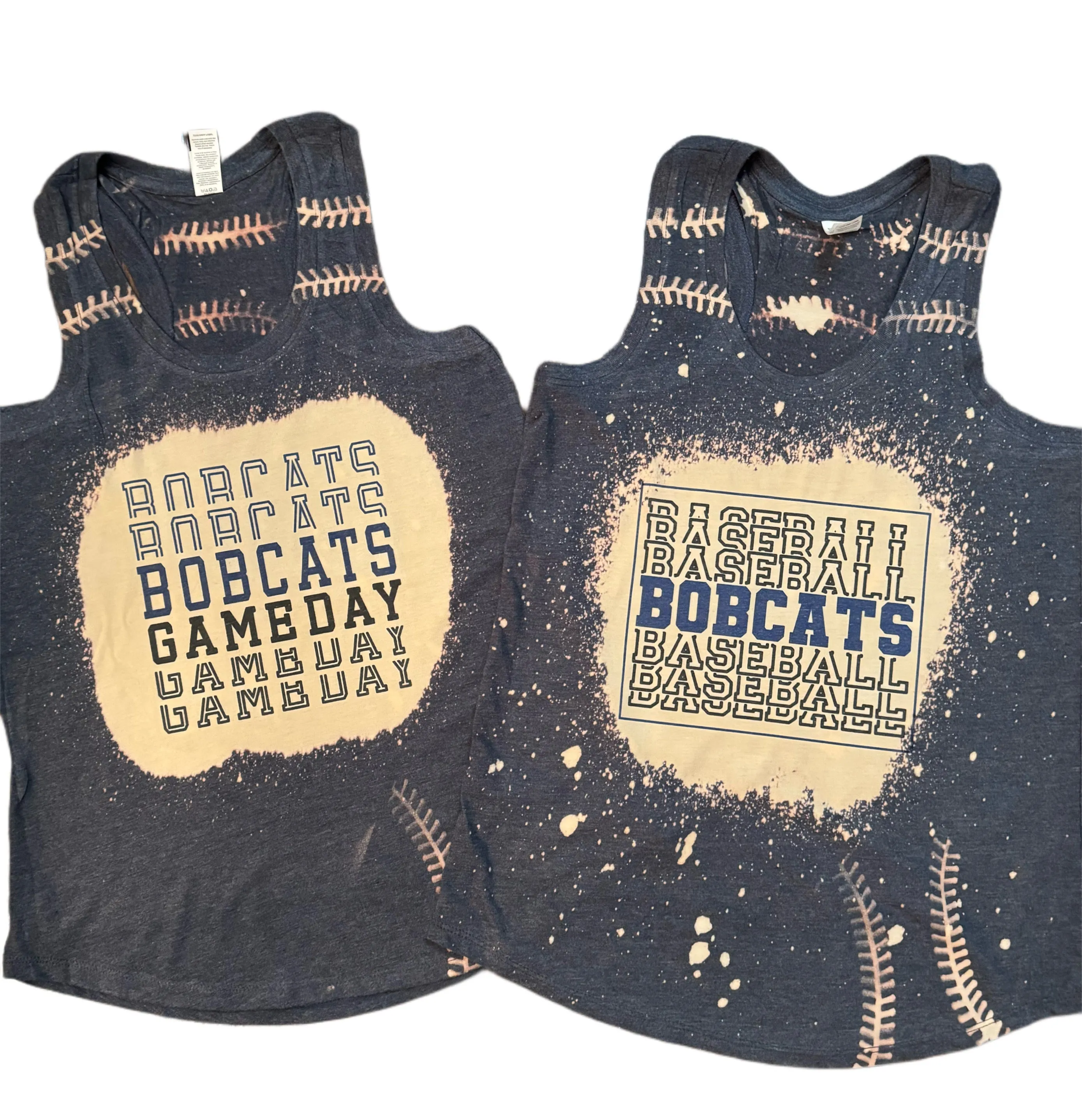 Bobcats Game Day Bleached Tank