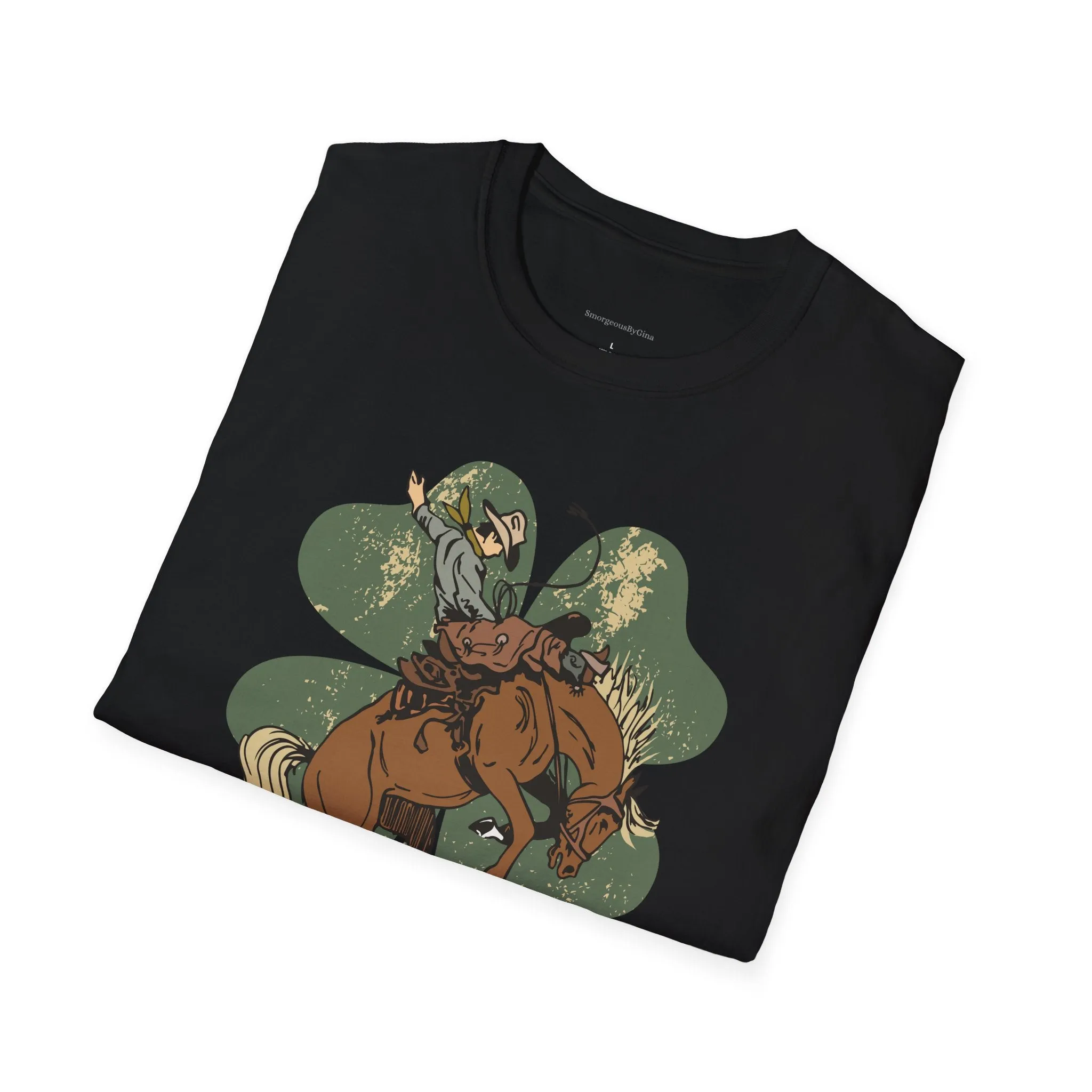 Bronc Four Leaf Clover Softstyle T-Shirt