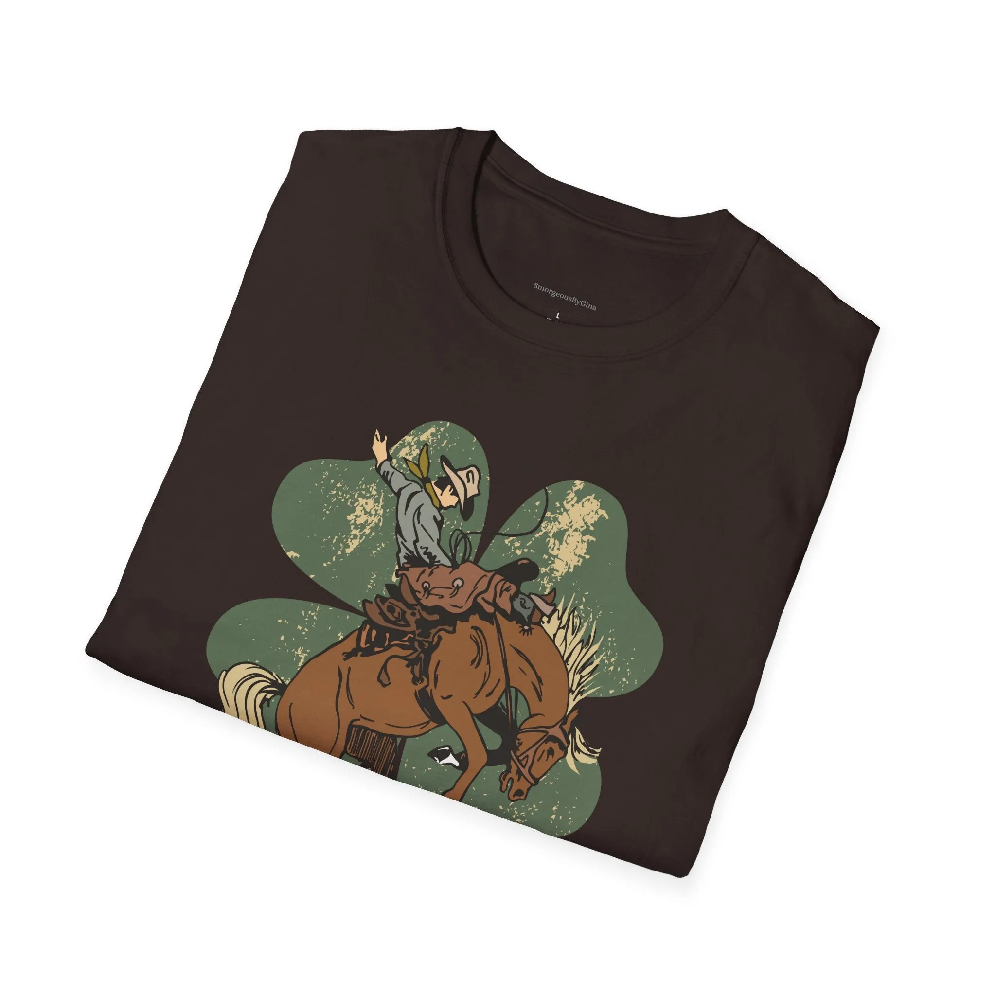 Bronc Four Leaf Clover Softstyle T-Shirt