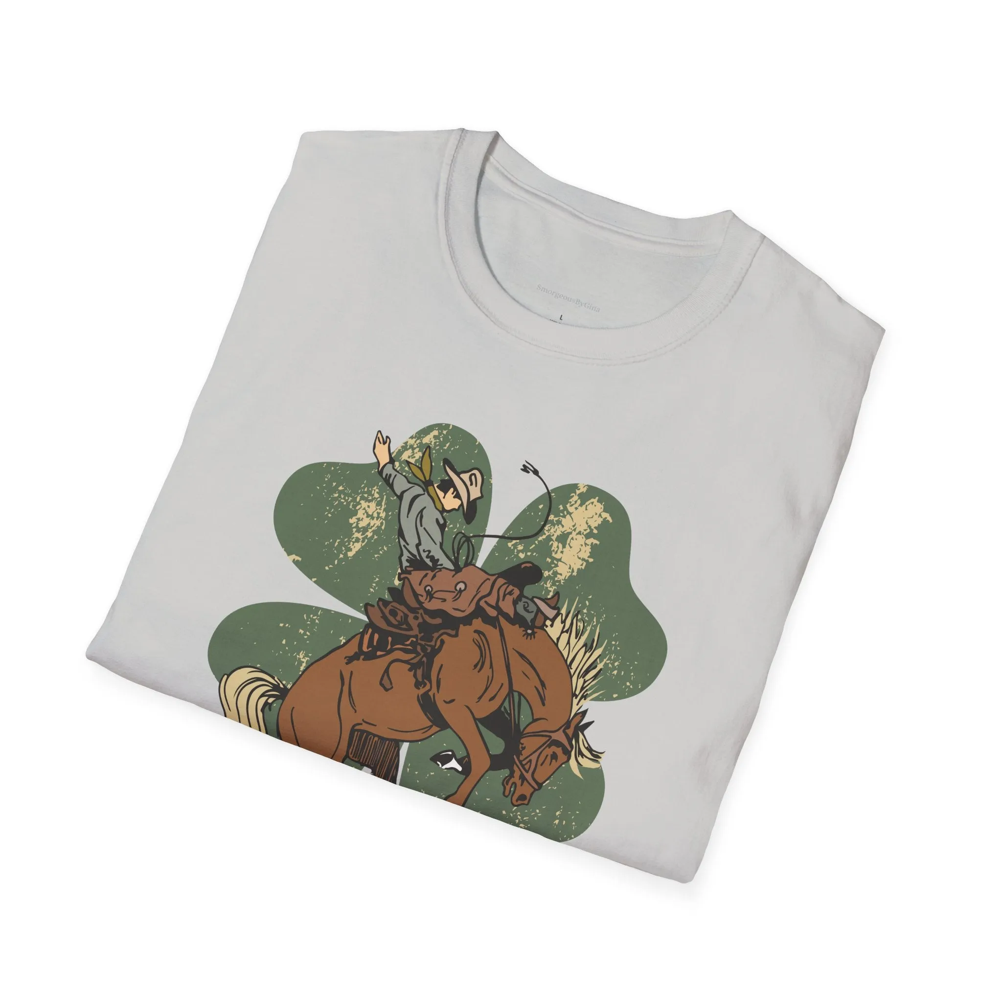 Bronc Four Leaf Clover Softstyle T-Shirt