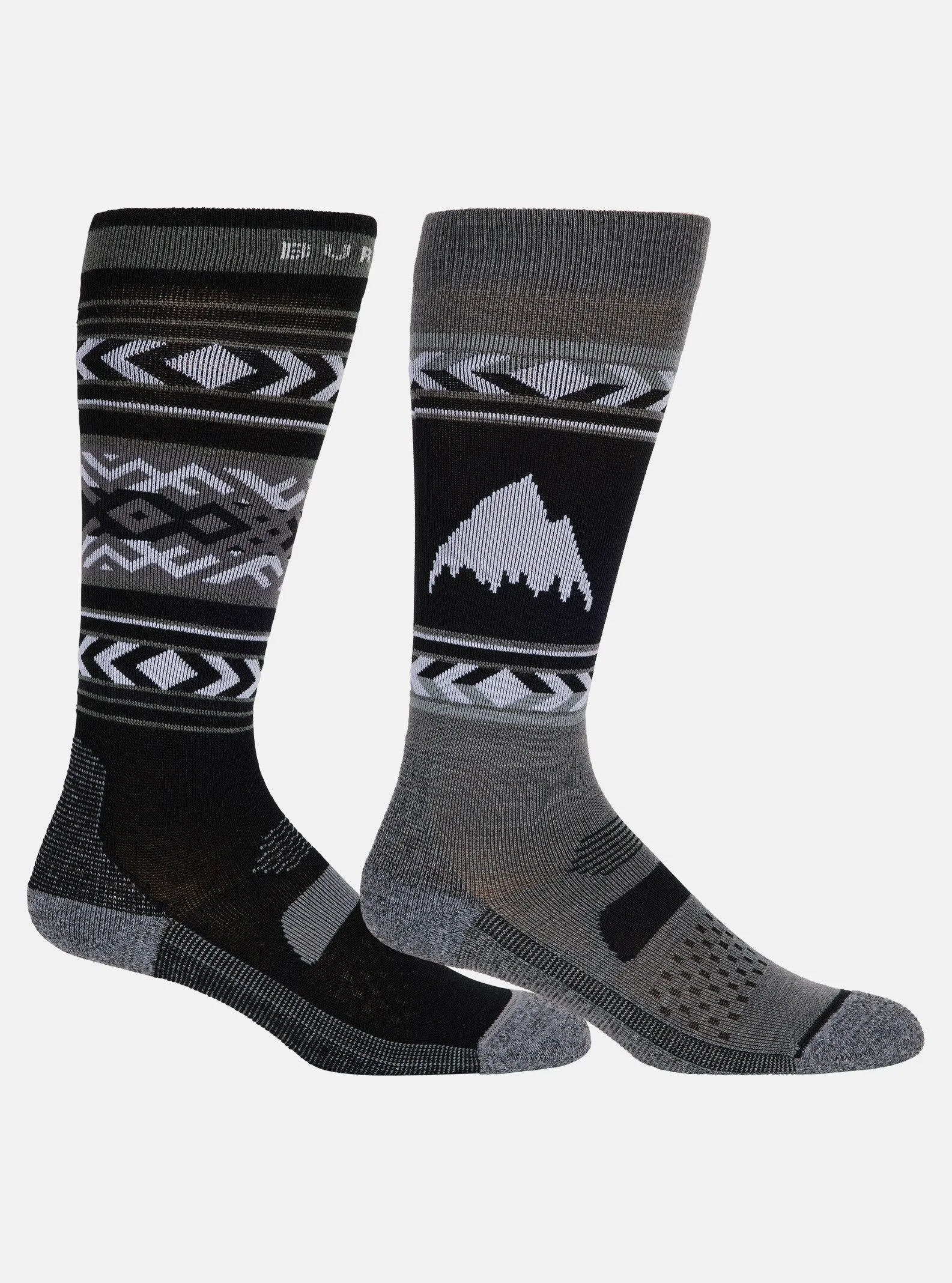 Burton Performance Lightweight Socks 2 Pack Womens Black
