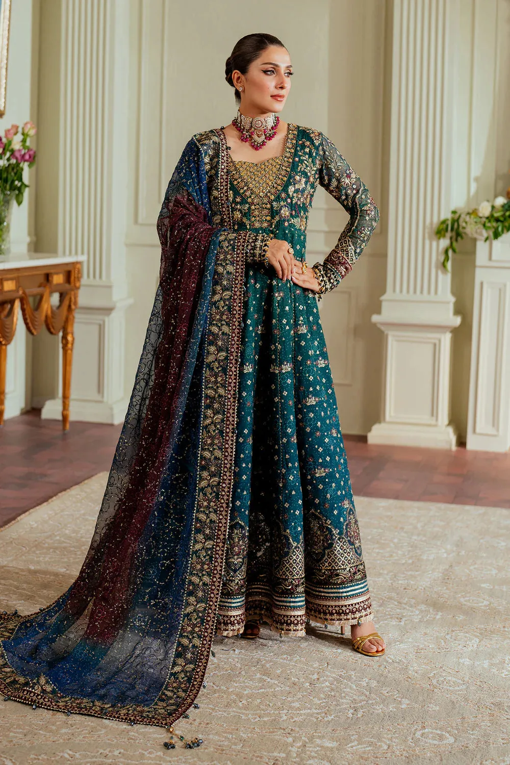 Chantelle By Baroque Unstitched 3 Piece Luxury Chiffon Formals Vol-13 Collection EC-03