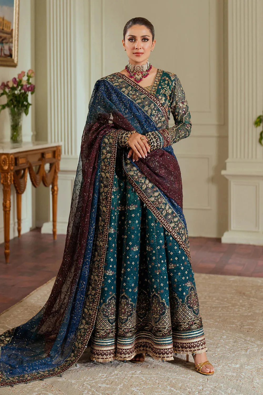 Chantelle By Baroque Unstitched 3 Piece Luxury Chiffon Formals Vol-13 Collection EC-03