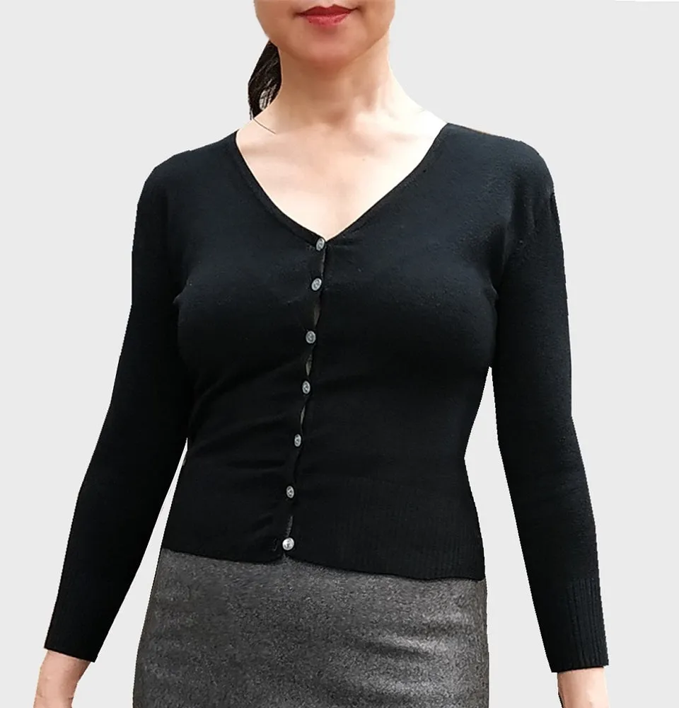 Claudia Cardigan in black