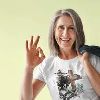 Cowboy Easter, Bucking Horse Tee, Cross, Softstyle T-Shirt