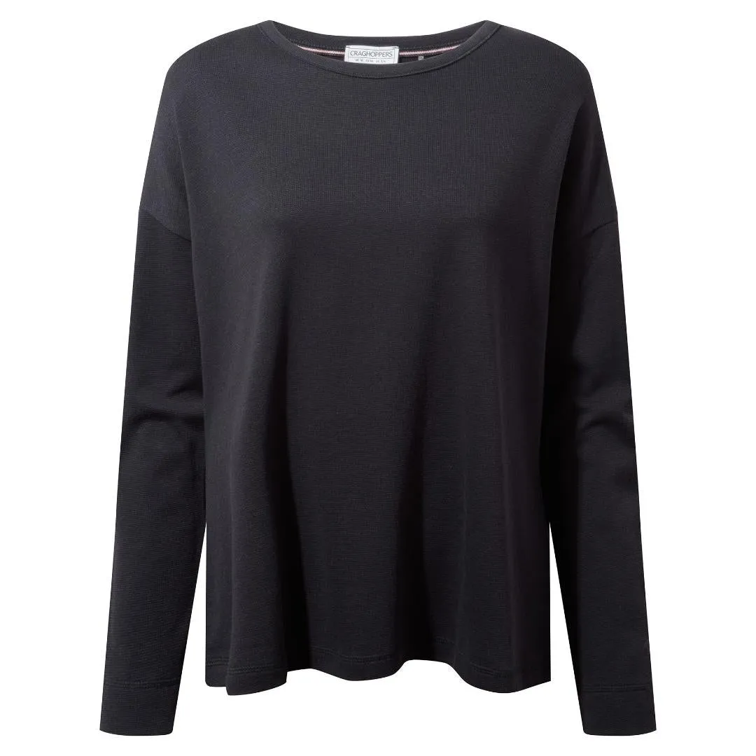 Craghoppers Forres Long Sleeve Top - Dark Navy