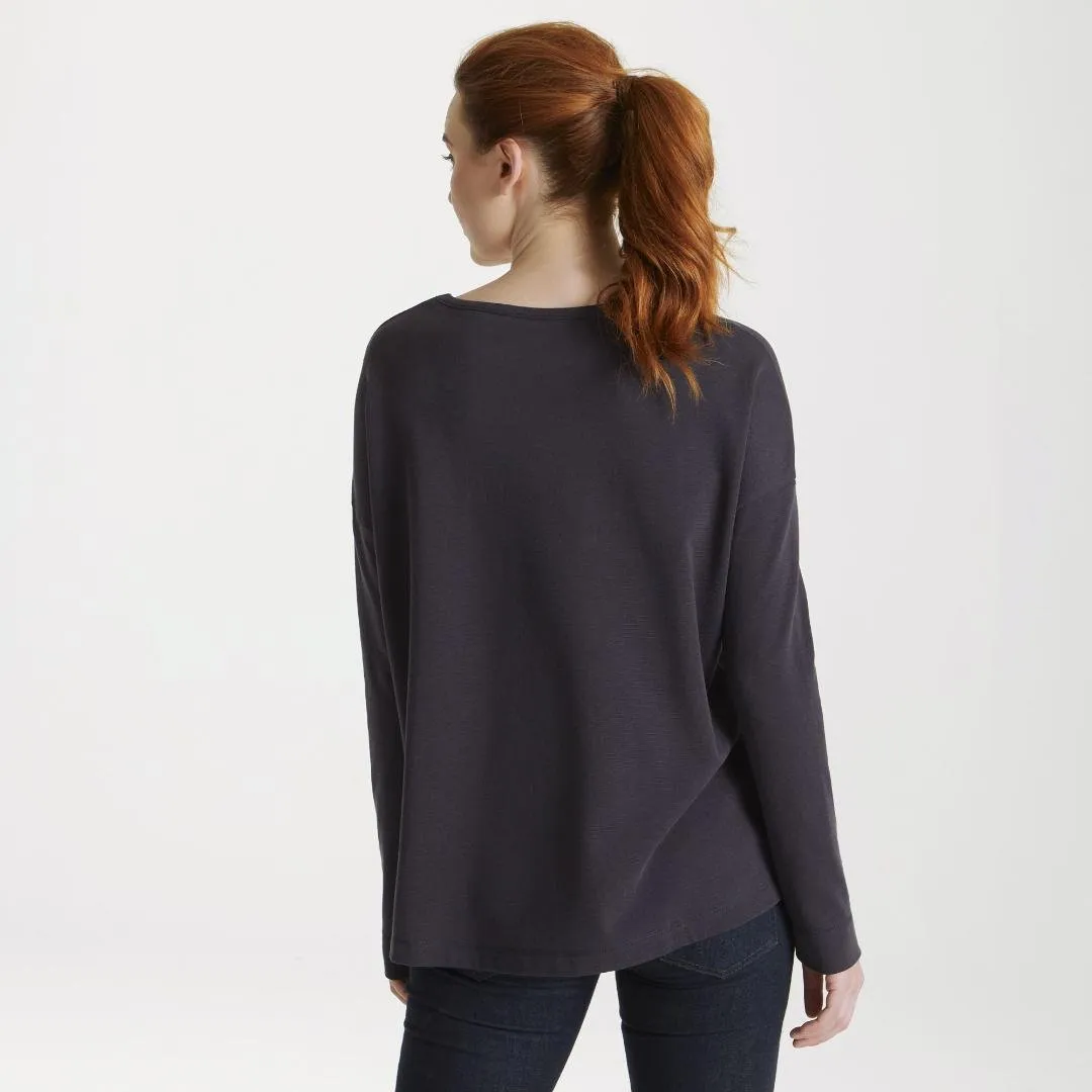 Craghoppers Forres Long Sleeve Top - Dark Navy