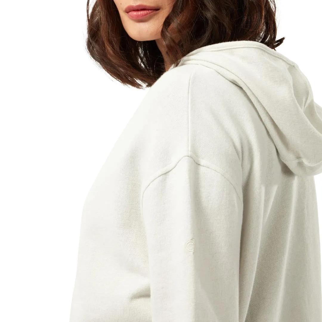 Craghoppers NosiBotanical Eden Hooded Top - Dove Grey Marl