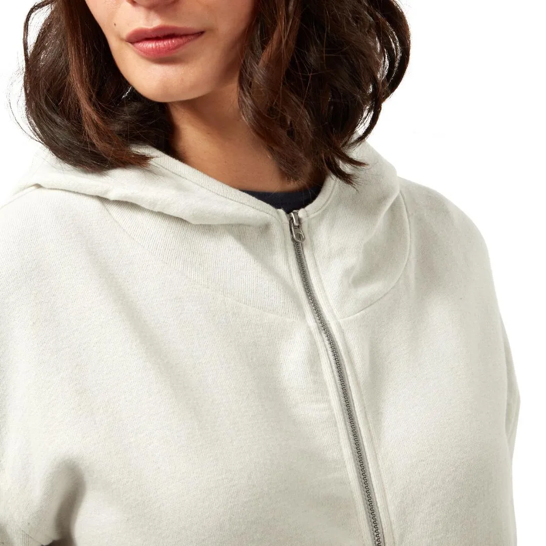 Craghoppers NosiBotanical Eden Hooded Top - Dove Grey Marl