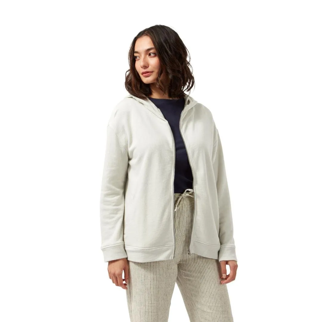 Craghoppers NosiBotanical Eden Hooded Top - Dove Grey Marl