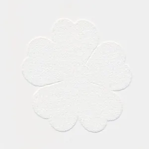 Cut Flower - Five Petals (Chiffon) #106 Ivory