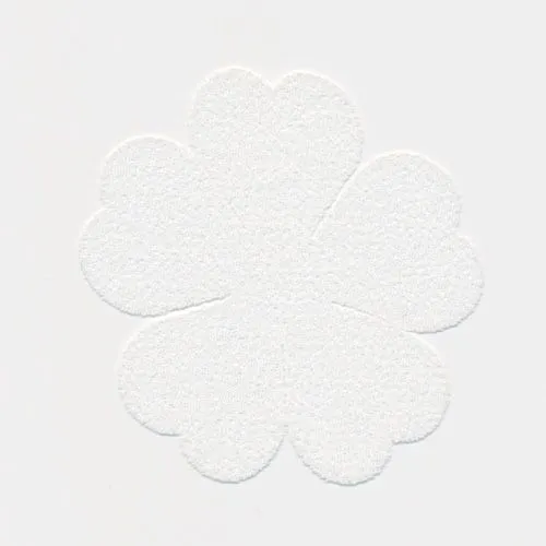 Cut Flower - Five Petals (Chiffon) #106 Ivory