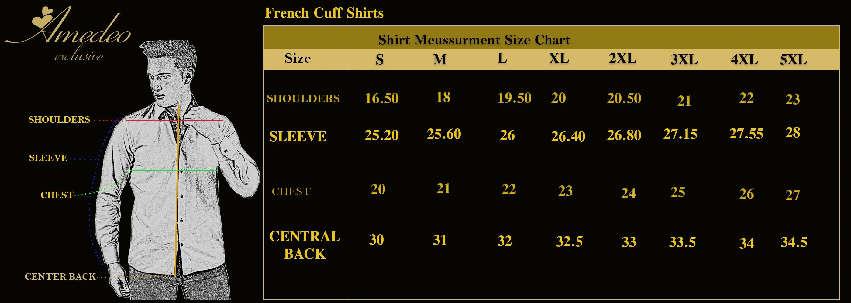 Dark Light Blue Mens Slim Fit French Cuff Shirts with Cufflink Holes - Casual and Formal