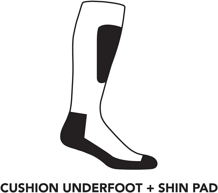 Darn Tough (3029) Edge Jr. OTC Midweight with Cushion and Padded Shin Juniors Sock