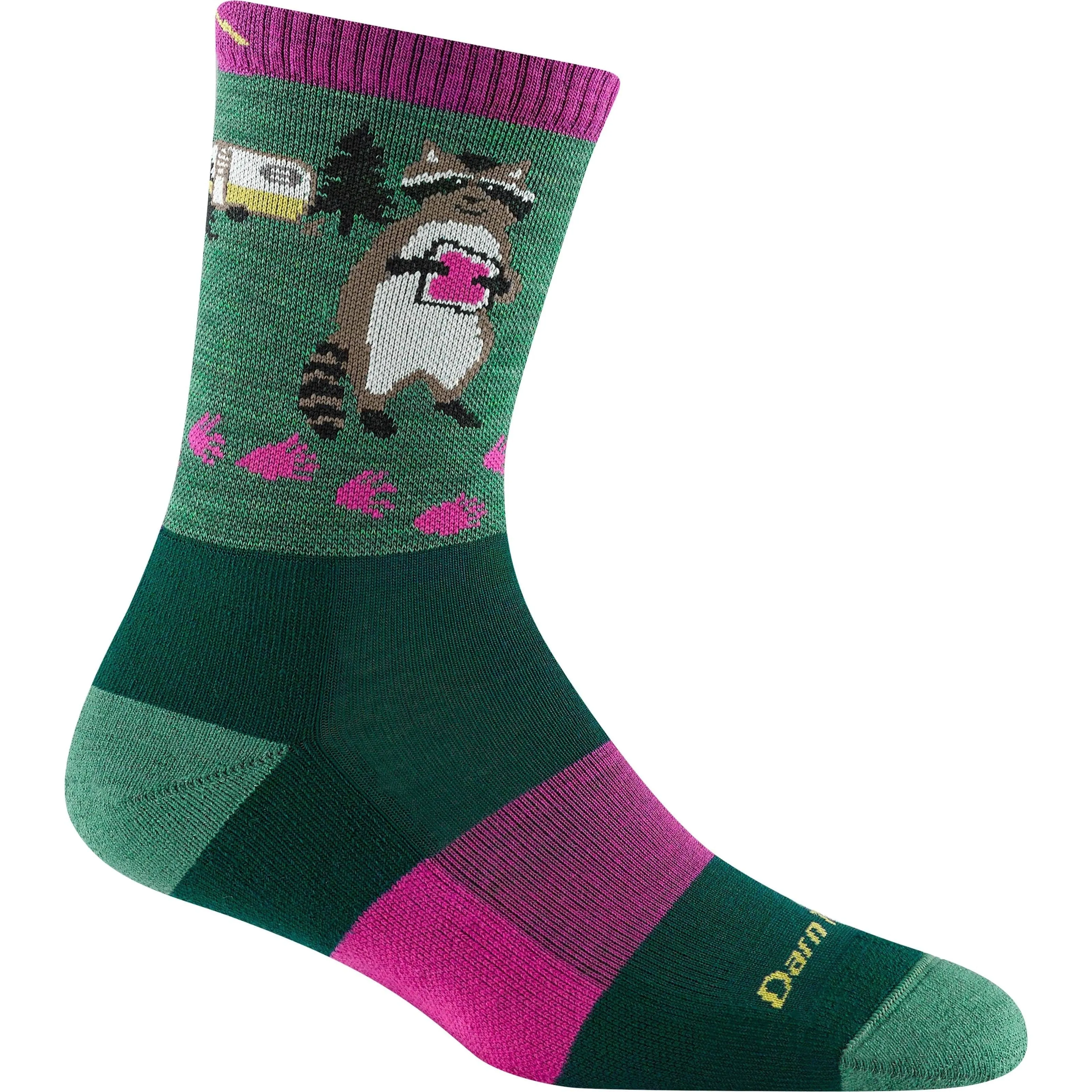 Darn Tough Womens Critter Club Micro Crew Lightweight Hiking Socks
