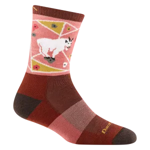 Darn Tough Womens Critter Club Micro Crew Lightweight Hiking Socks