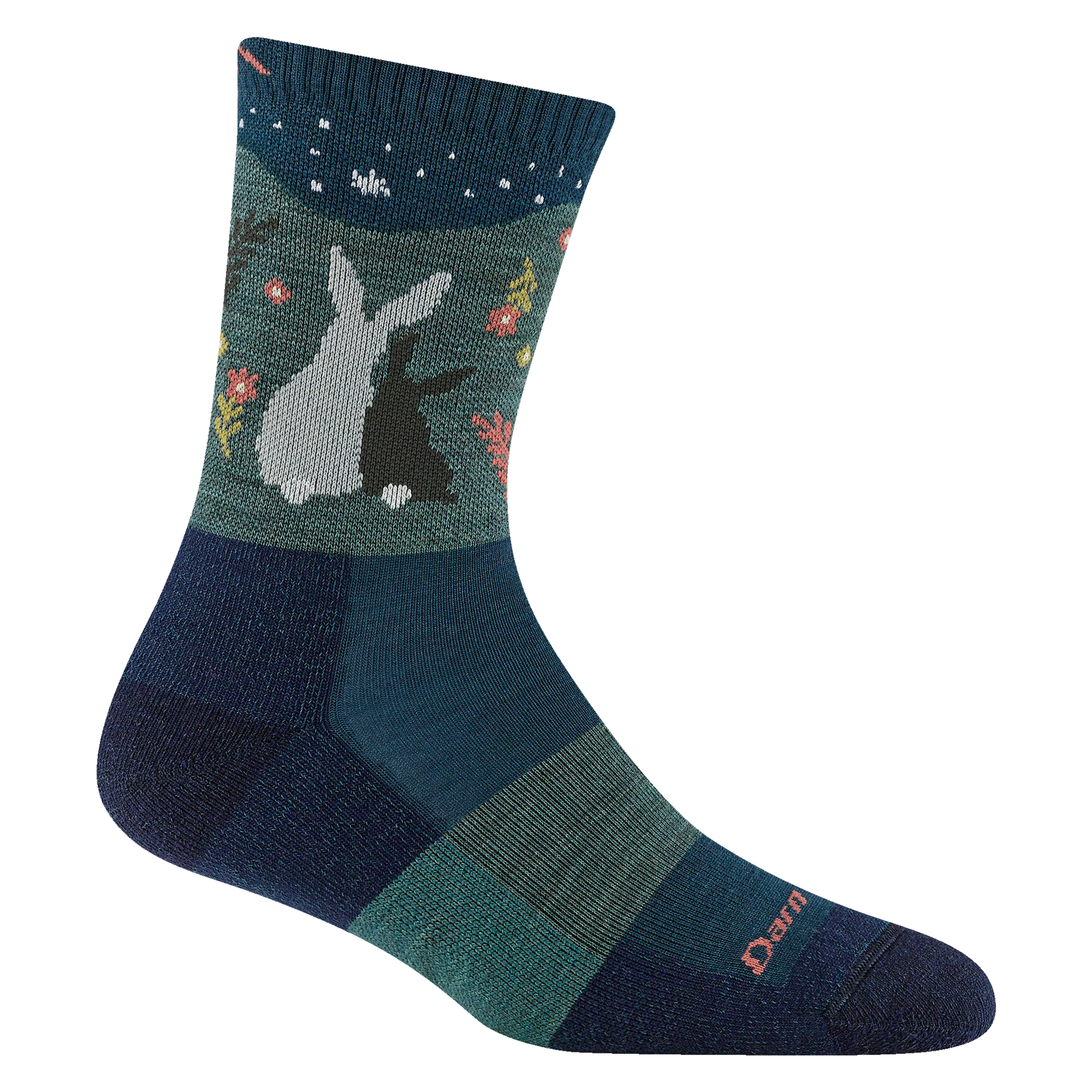 Darn Tough Womens Critter Club Micro Crew Lightweight Hiking Socks