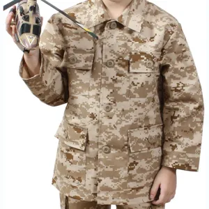Desert Digital Camouflage - Kids Military BDU Shirt