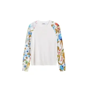 Desigual Women’s White Knit Sweater for Spring/Summer