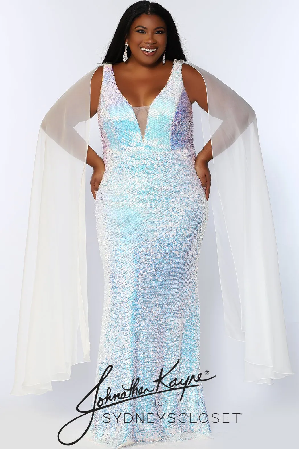 Discontinued Aurora Pageant Gown <br> JK2109