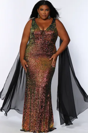 Discontinued Aurora Pageant Gown <br> JK2109